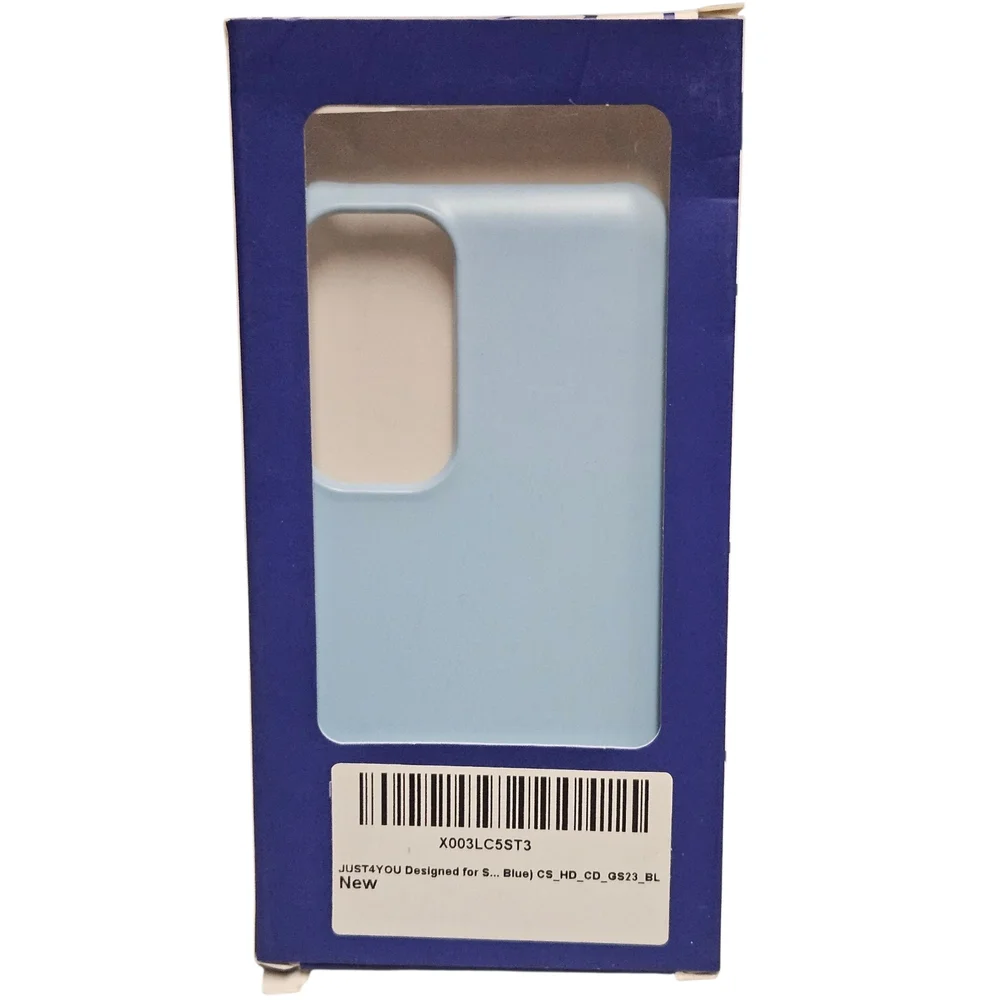 JUST4YOU Light Blue Samsung Galaxy S23 Case